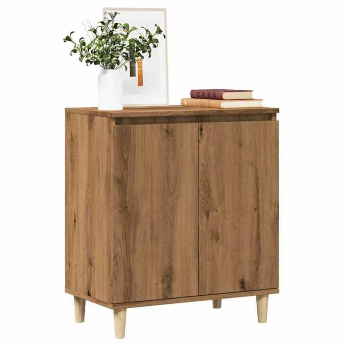 VidaXL Buffet chêne artisanal 60x35x70 cm bois d'ingénierie 856477