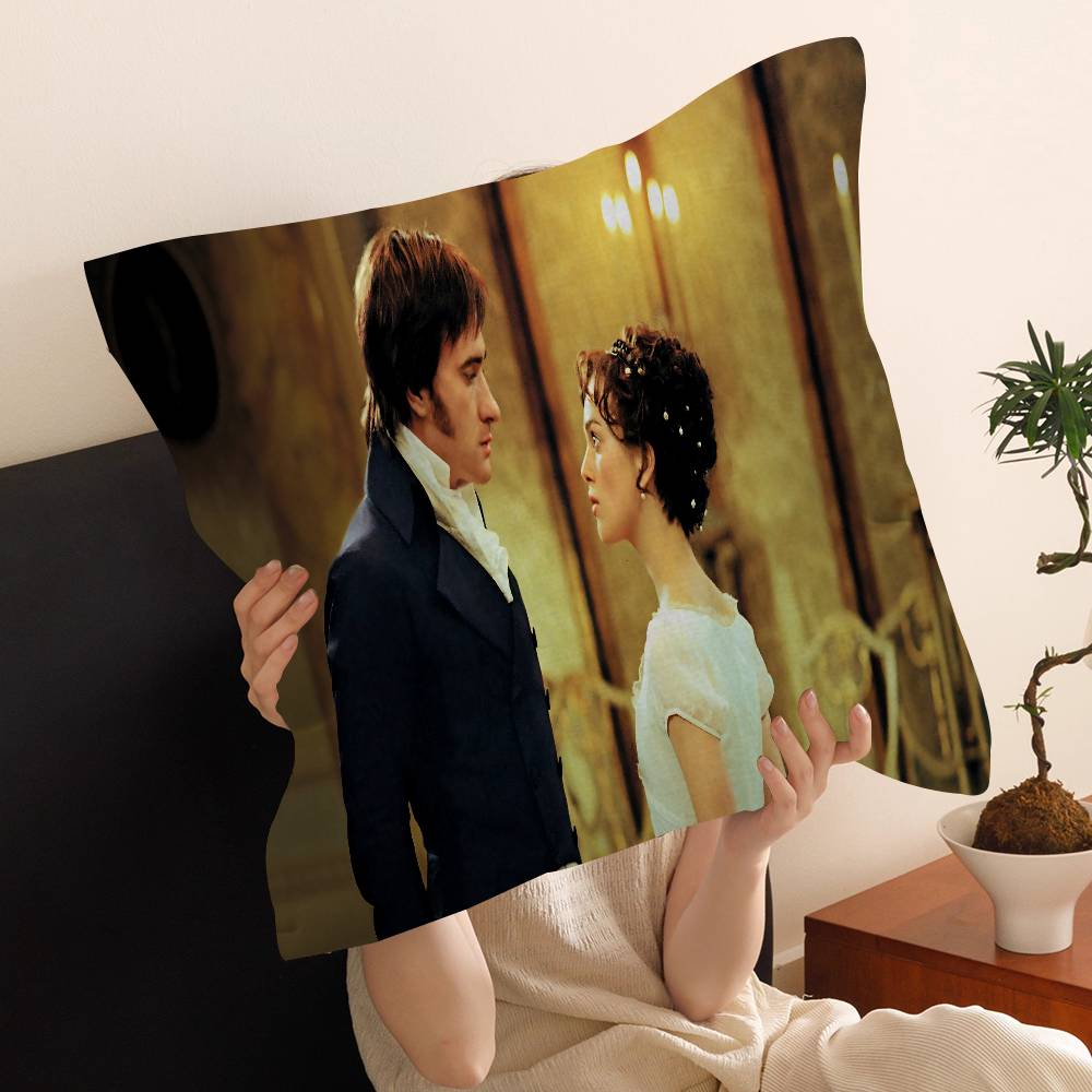 Classic Romance Movie Pride Prejudice Pillow Cushion Cover Pillowcase Living Room Sofa Home Decor Customized
