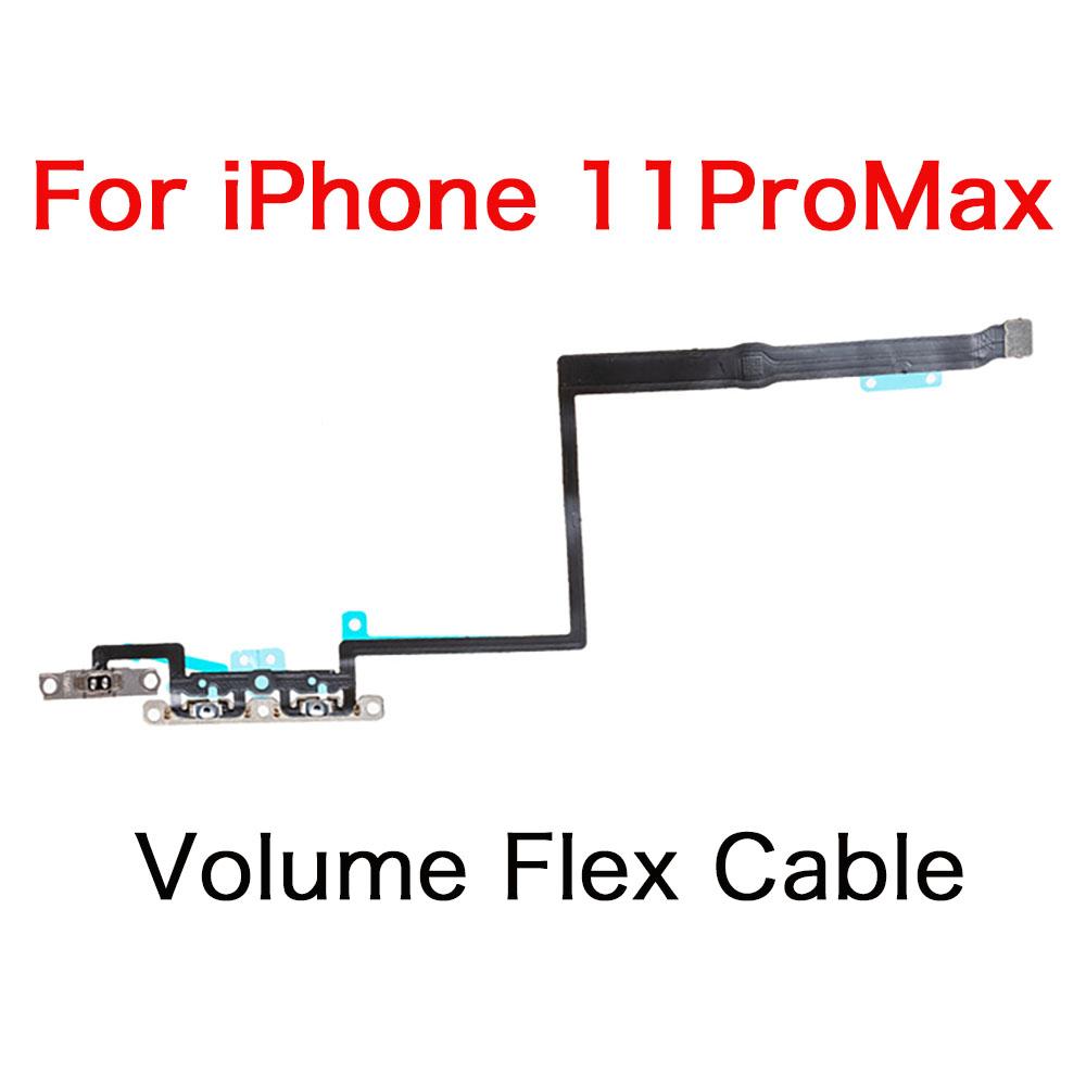 Power And Volume Button With Silent Switch Flex Cable For iPhone X XR XS 11 12 Mini Pro Max Repair Replacement