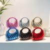 New acrylic bag rhombus mini chain bag banquet colorful clutch messenger bag