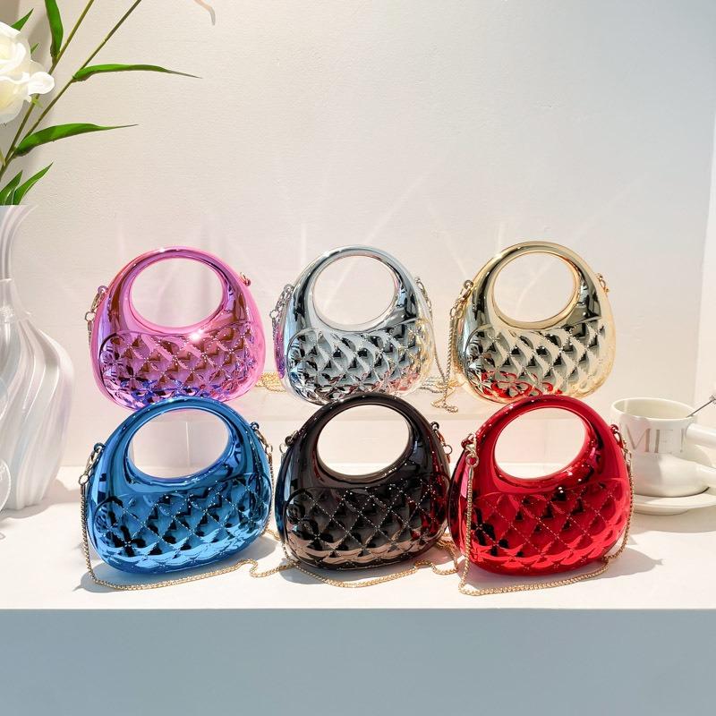 New acrylic bag rhombus mini chain bag banquet colorful clutch messenger bag