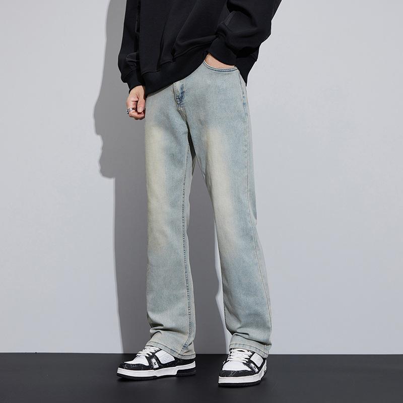 American Micro-flared Jeans, Autumn Trend, Versatile Straight-leg Tall Men's Pants, Teen Jeans For Men