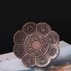 3Pcs Vintage Metal Cigarettes Holder Incenses Stick Holder Handcraft Incenses Burners with Flower Base Ashes Catcher