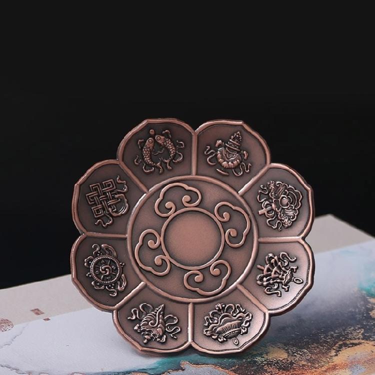 3Pcs Vintage Metal Cigarettes Holder Incenses Stick Holder Handcraft Incenses Burners with Flower Base Ashes Catcher
