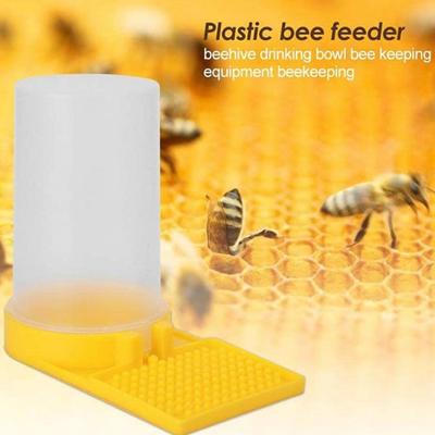 3Pcs Bee Waterers Transparent Visible Bee Drinking Cups Watering Station Beehive Entrance Feeder Beekeeping Equipment