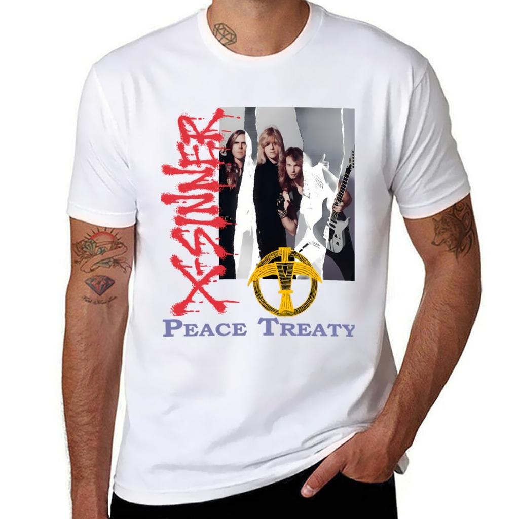 XSinner Peace Treaty TShirt Functional Casual Short Sleeve Tee