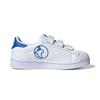 Adidas Originals Cf C Breathable Low-Top Skate Shoes Kids Sneakers White Blue FX7169