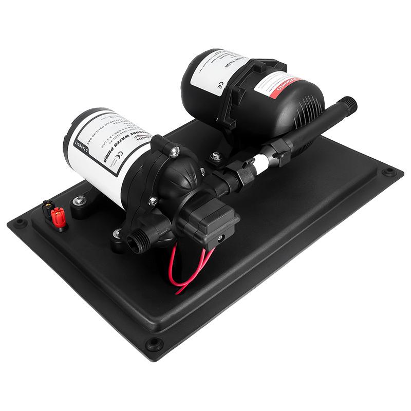 33 Small Electric RV/Yacht Diaphragm Water Pump, Boosted Self-Priming System with Pressurizing Tank and Stabilized Supply