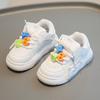 Children's Sports Shoes 2025 Spring and Autumn New Boys' Little White Shoes Cartoon Girls' Casual Board Shoes Soft-soled Baby Shoes