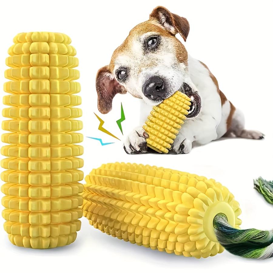 Pet Corn Cob Chew Toy Sturdy and Durable Interactive Dog Toy Sound Suitable for Various Dog Breeds Teeth Cleaning Pet Supplies