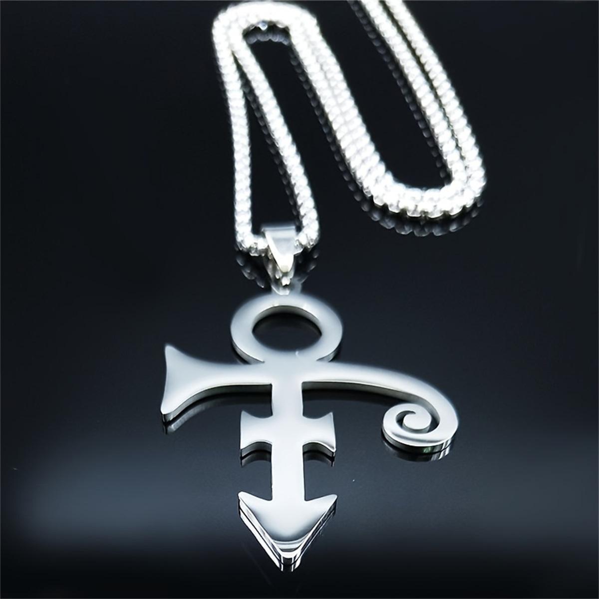Male and Female Symbol Retro Fashion Simple Niche Pendant Necklace 60CM