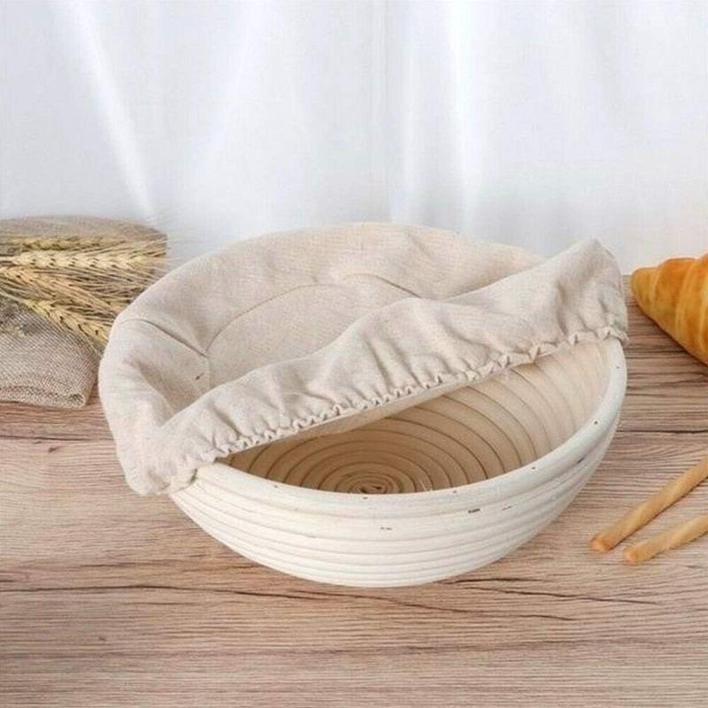Elastische Stoff-Gläserabdeckungen Wiederverwendbare Brotgärabdeckung Brotgärstoffabdeckung für Sauerteigstarter-Gläser Backzubehör
