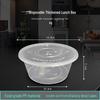 800ml Transparent Round Disposable Food Container