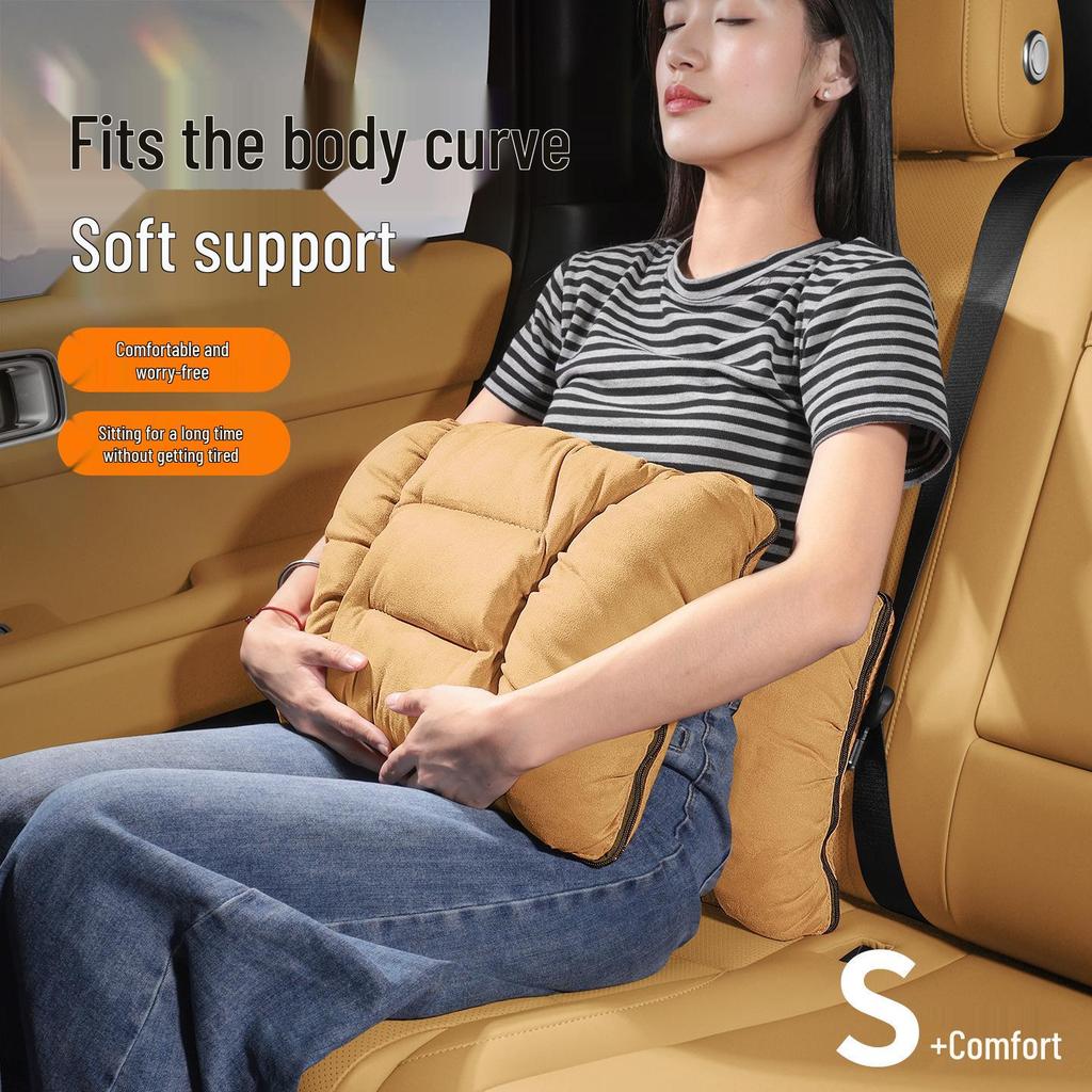 Lexus Flannel Headrest & Lumbar Support Car Seat Cushion Set for ES200/ES300h/RX/NX/LS