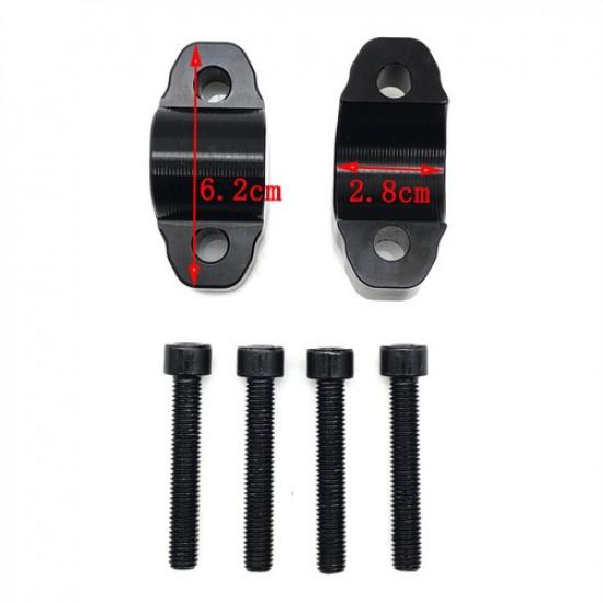 1Pair Motorcycle Handle Bar Riser Clamp Adapter For Yamaha Tenere700 -