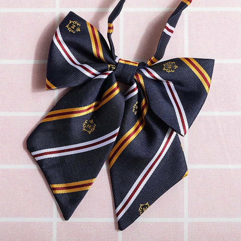 Jk Japanese Plaid Korean Version Of Collar Flower Graduate Female Collar Flower College Wind Streamer Jk Bow Shirt Accessories Sailor Suit