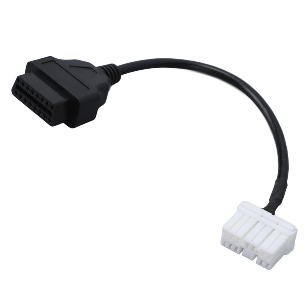Kabel Adaptera 12 Pin do 16 Pin Wiązka Złącza Diagnostycznego Zamiennik dla Tesla Model S 2012 do 2015