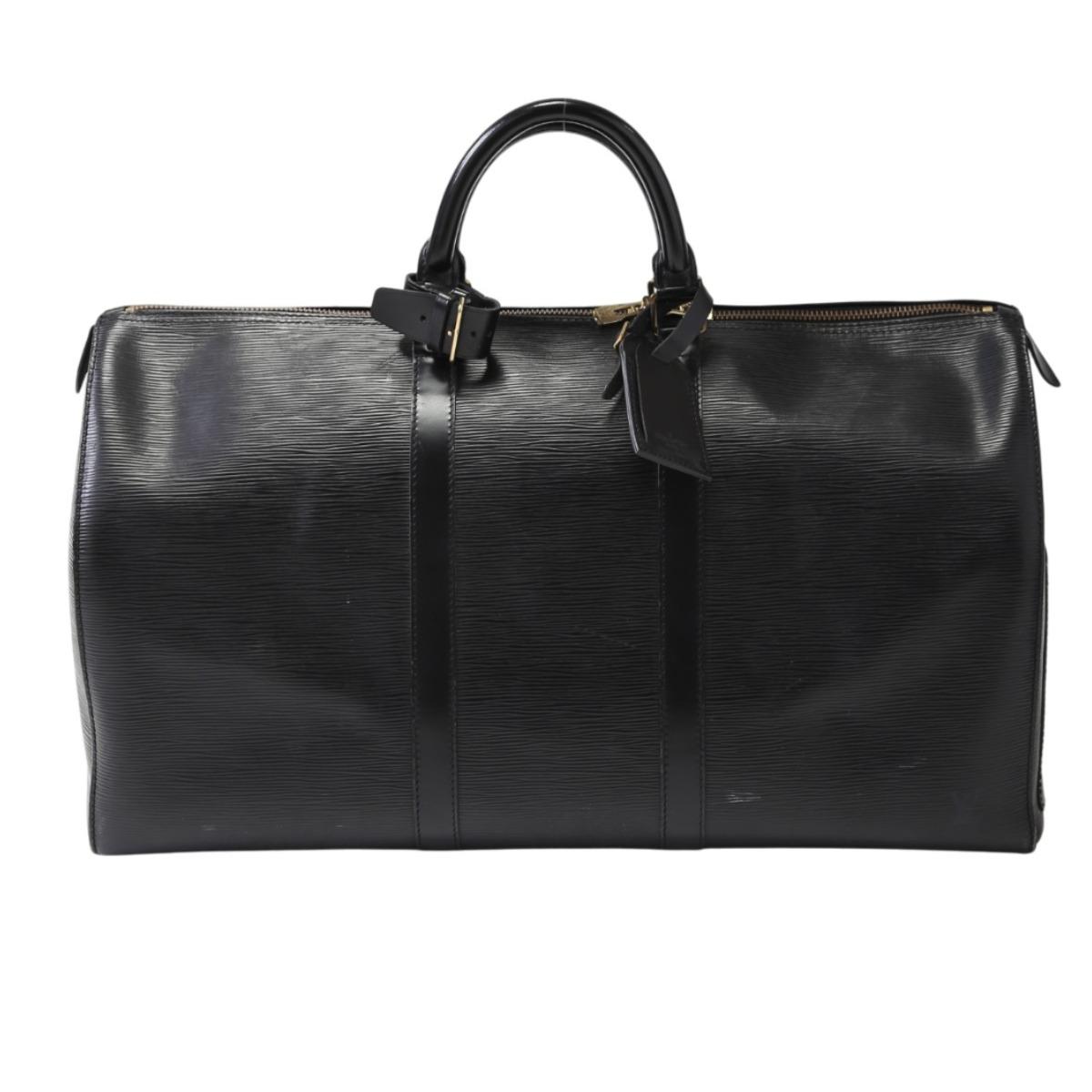 

LOUIS VUITTON Epi Kiepol 50 Boston bag Epi Leather black unisex M42962 Used
