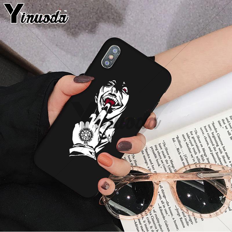 Anime Hellsing Alucard Fan Ultrathin Novelty Fundas Phone Case Cover for Apple iPhone 8 7 6 6S Plus X XS MAX 5 5S SE XR