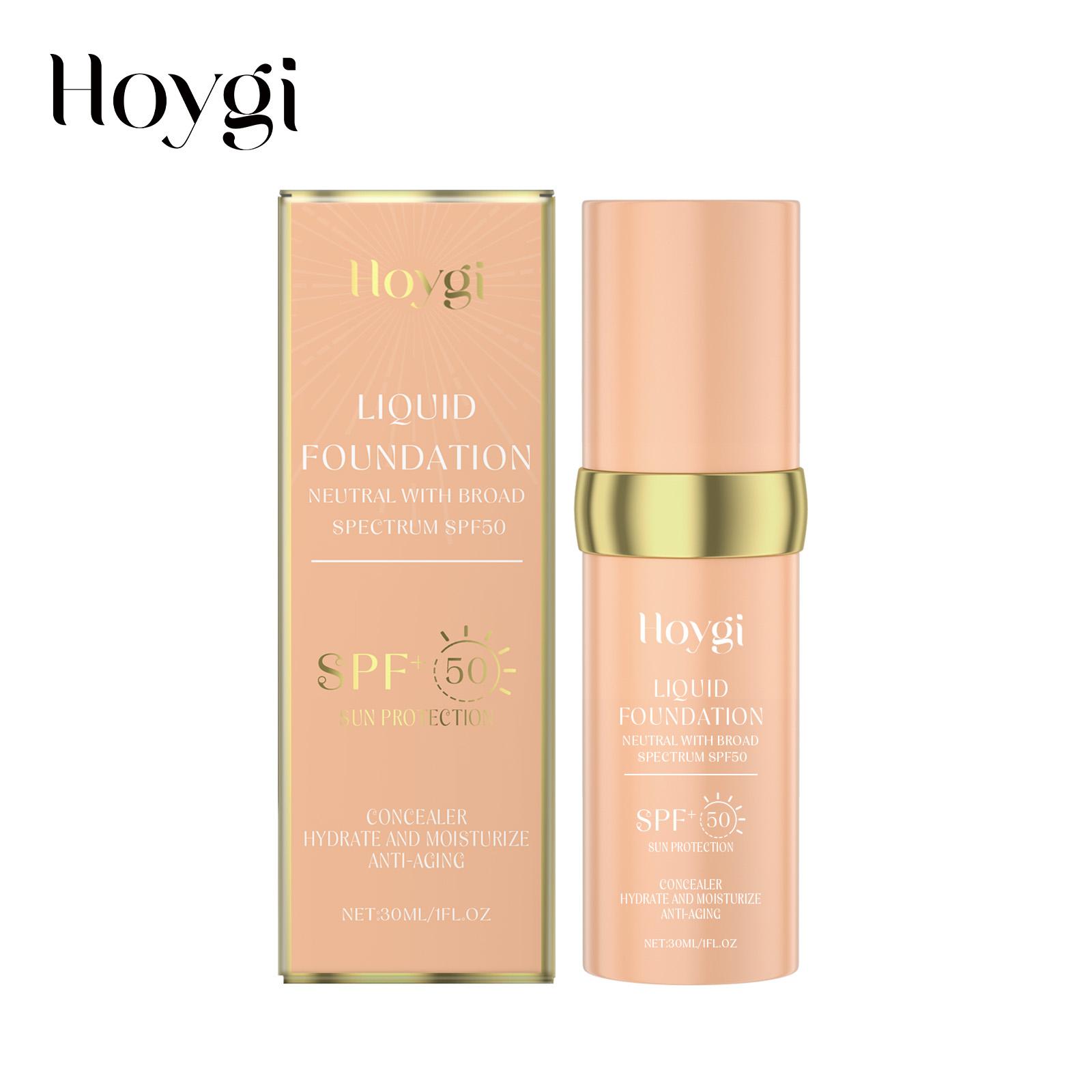 

Liquid Face Foundation Spf 50 Temperature Change High Coverage Makeup Base Waterproof Hydrating Foundation Cosmetics Makeup 30ml