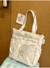 Schoolbag Korean Ins Milk Blue Cloud Soft Star Student Party Shoulder Bag Summer Sweet Girl Fresh Department Shopping Tote Bag