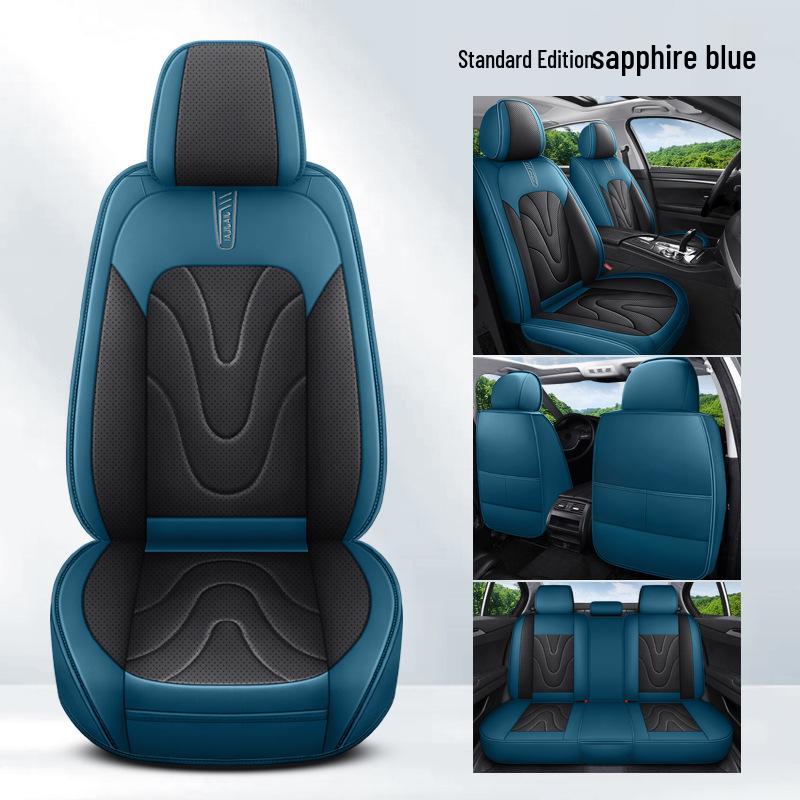 Napa Leather All-Season Universal Car Seat Cover, Five-Seater Full Coverage Cushion