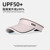 Black Sunscreen Hat Women's 2025 New Popular Summer UV Protection Empty Top Sports Running Outdoor Sun Hat
