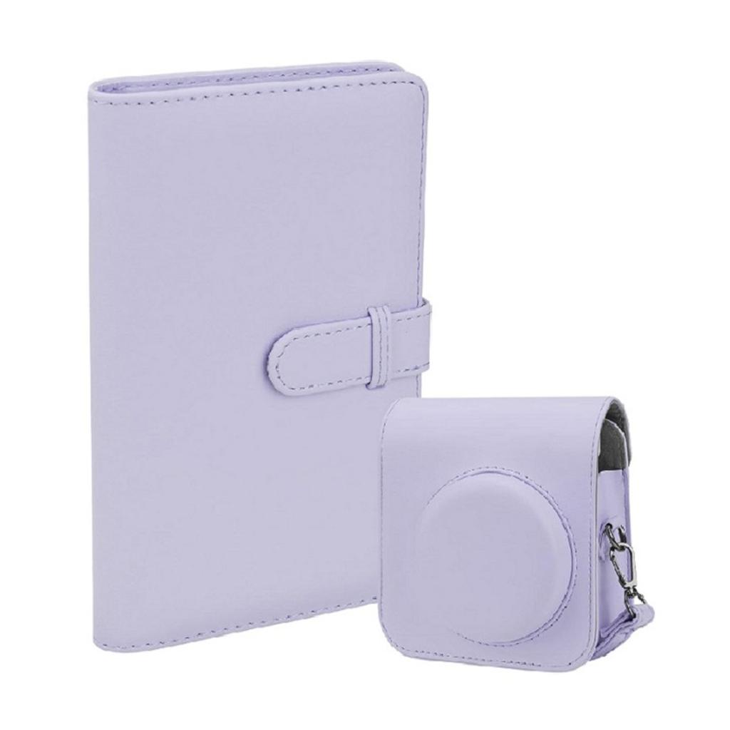 PU-Leder Schutzkamera-Tasche für Instax Mini 12/11 108 Fächer 3 Zoll Kamera Schutzhülle Tragbare Geldbörse Fotoalbum
