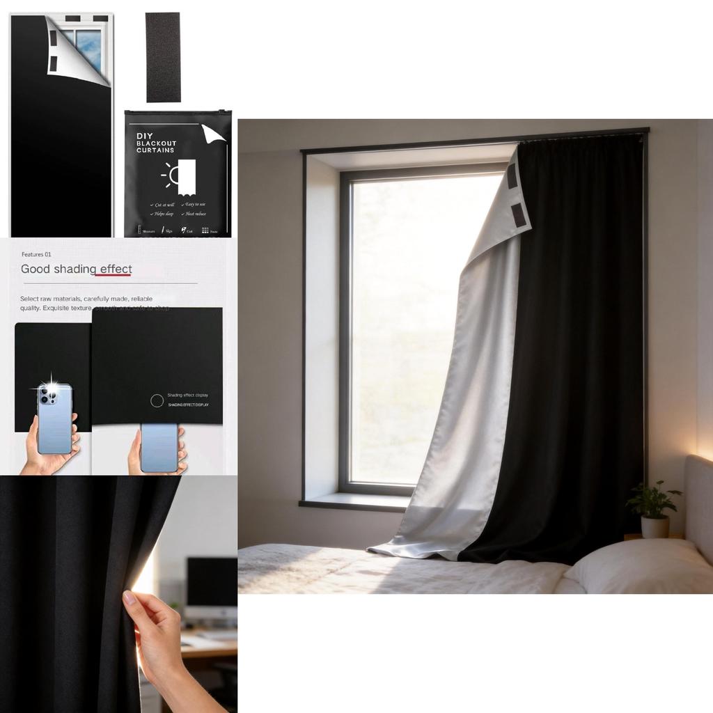 Present With Full Blackout 420d Oxford Fabric For Bedroom Living Room And Office Use