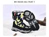 Botas de Neve de Camuflagem de Inverno para Crianças - Quentes, Algodão Acolchoado para Meninos e Meninas