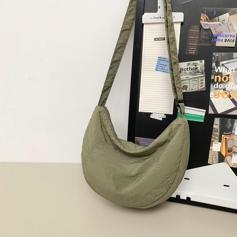 Нейлоновая сумка-хобо женская легкая сумка для мобильного телефона мужская сумка через — фото 9