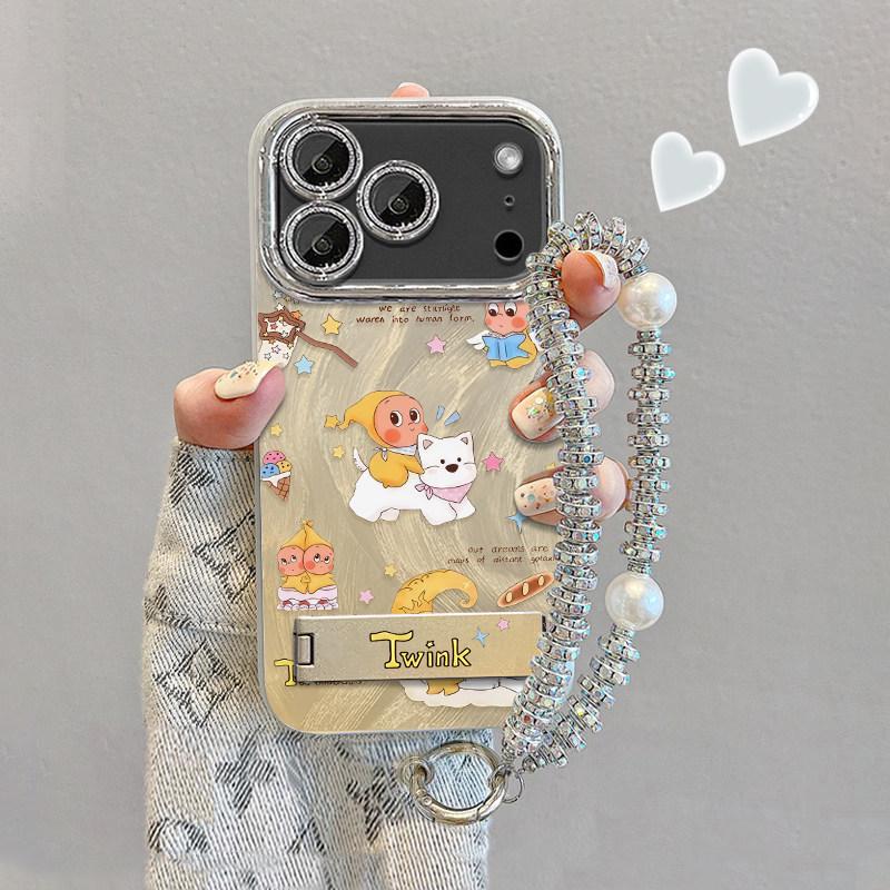 Cartoon Dog iPhone Protective Case for 14 Plus, 15, 16 Pro Max & 17 Pro