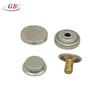 501# 15MM Brass Metal Snap Buttons Buckle High Quality Shank Style with Plating Technique for Clothes