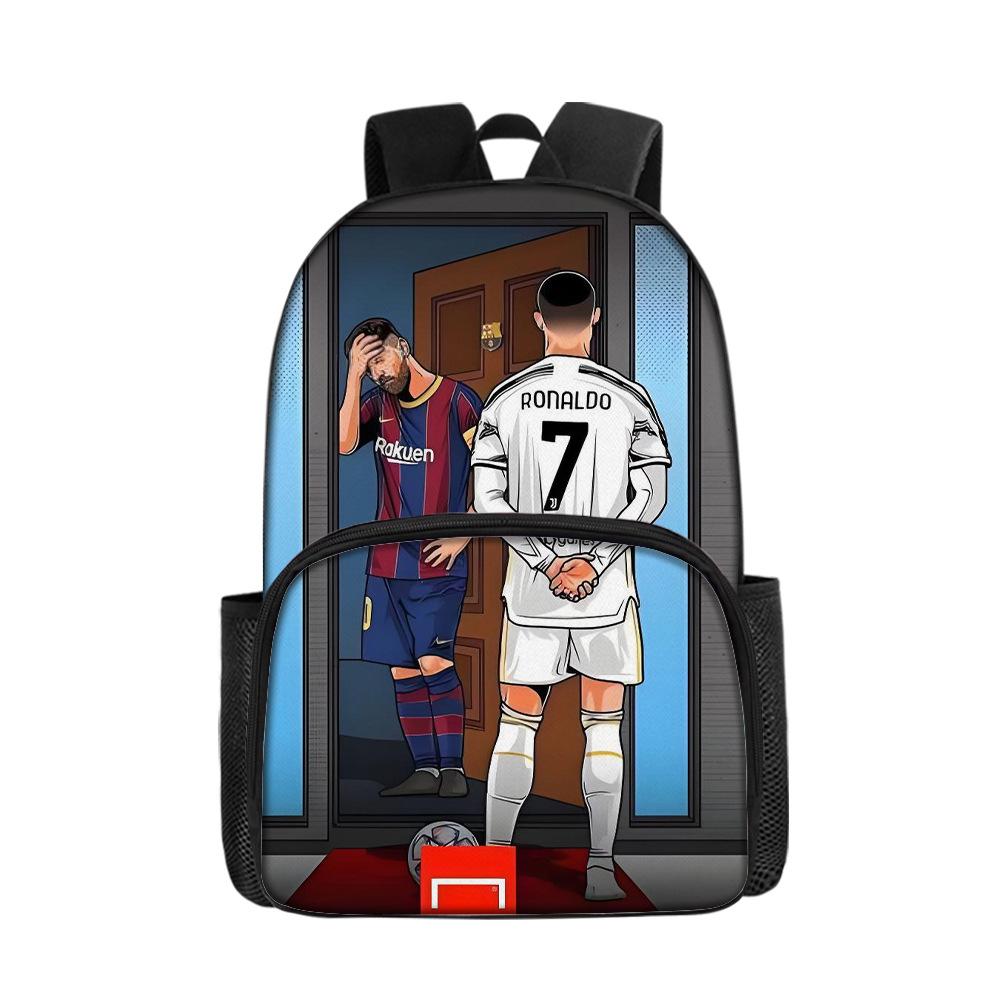 Football Schoolbag Surrounding Primary And Secondary School Students Backpack Miami International Player Backpack Single-Layer Bag