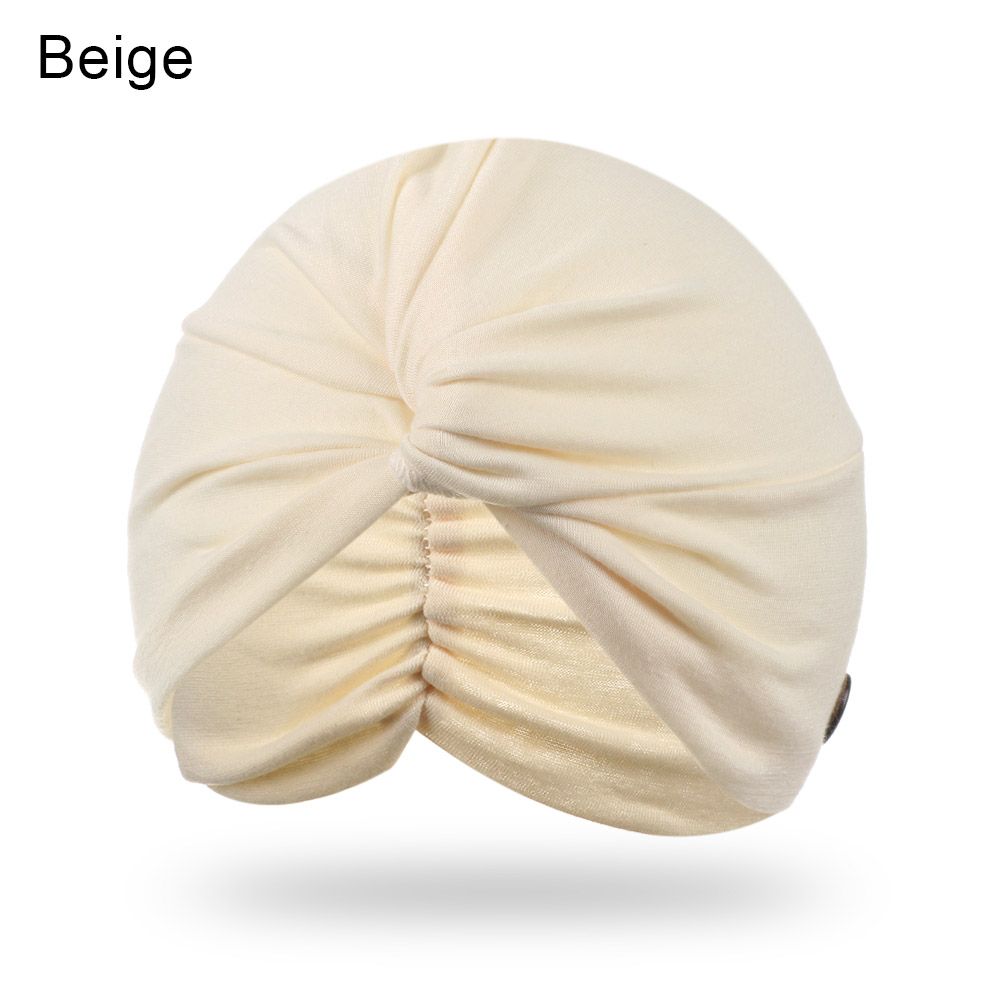 Fashion Ear Protection Elastic Hair Loss Hat Head Wrap Cancer Chemo Cap Muslim Turban Bandana Scarf