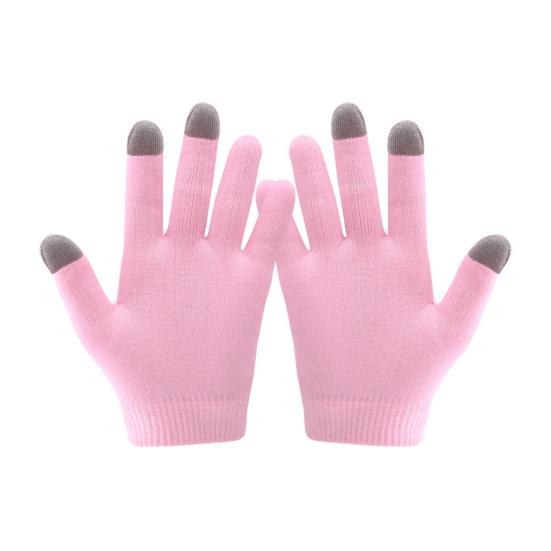 

1 Pair Reusable Moisturizing Gel Gloves Touchscreen Hand Care Gloves for Dry Skin Washable Comfortable Cotton Blend Gloves