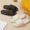 Korean version of cool slippers men's outer wear women's summer non-slip couple personality thick bottom bath casual indoor home slippers