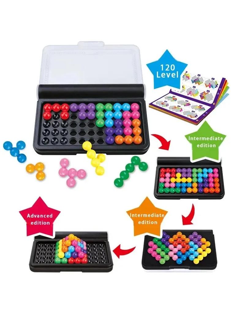 Educational Insights Kanoodle 3D Brain Teaser Puzzle Brain Games for Kids and Adults Travel Games Stuffers for Kids Toys