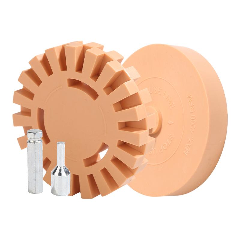 Pneumatic Adhesive Removal & Polishing Wheel Set for Car Decals