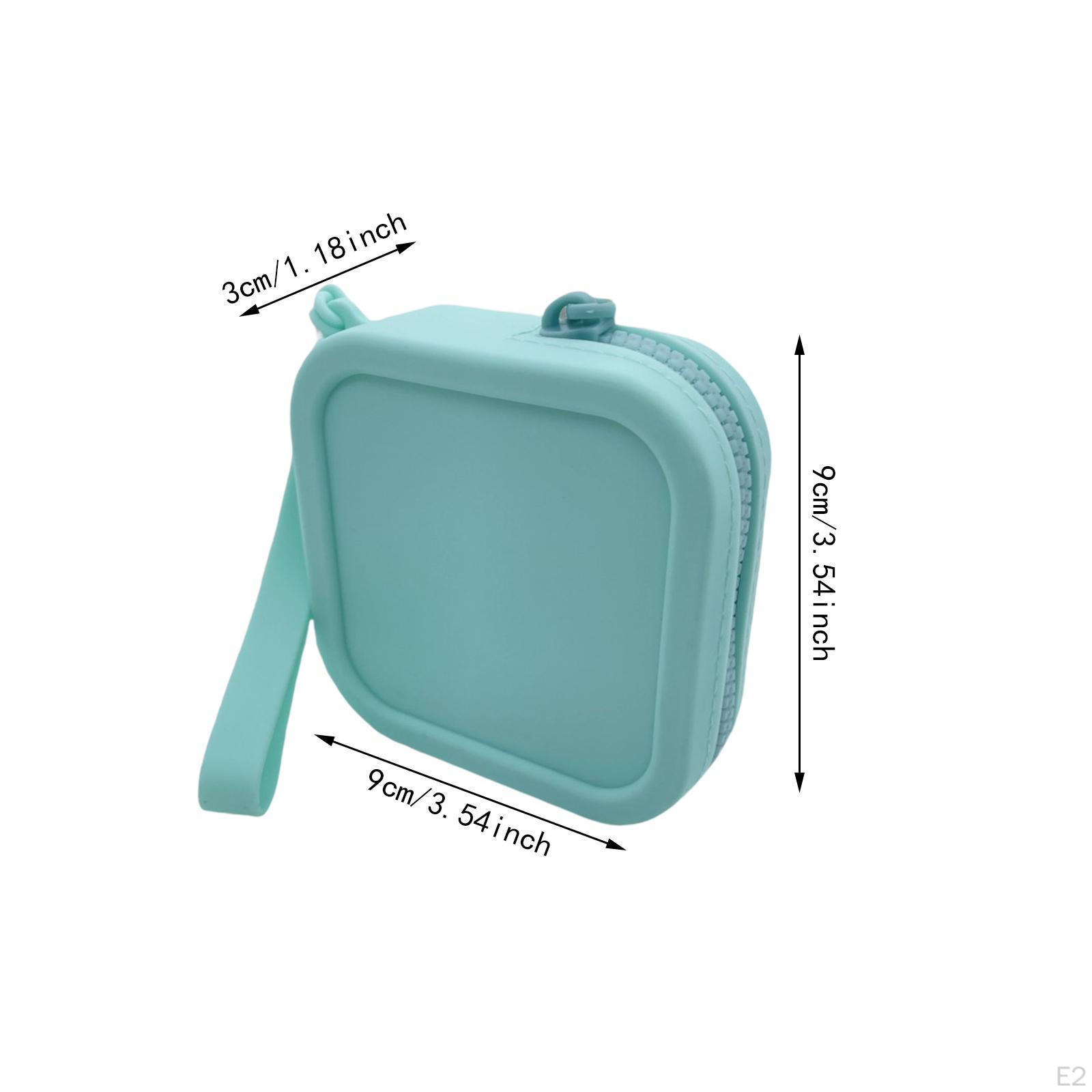 Силиконовый кошелек сумка для ключей водонепроницаемая молния небольшое хранилище — фото 3