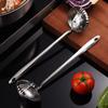 Stainless Steel Colander Soup Spoon Long Handle Hot Pot Spoon Cooking Filter Mesh Tableware Hot Pot Spoon Fishing Spoon