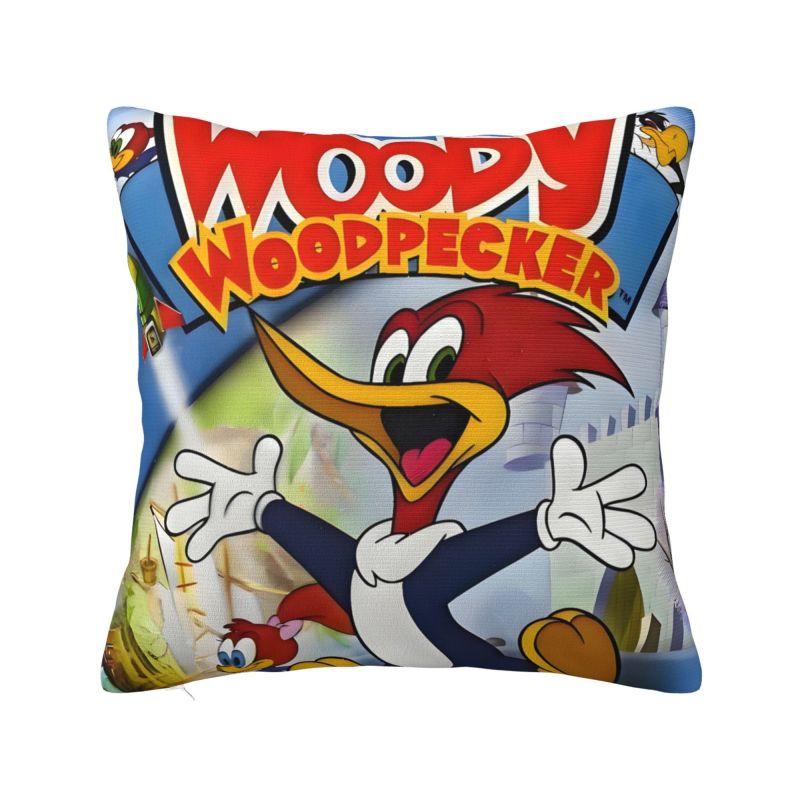 Custom Disney Woody Woodpecker IX Pillow Case for Sofa Cartoon Kawaii Anime Nordic Cushion Cover Soft Pillowcase