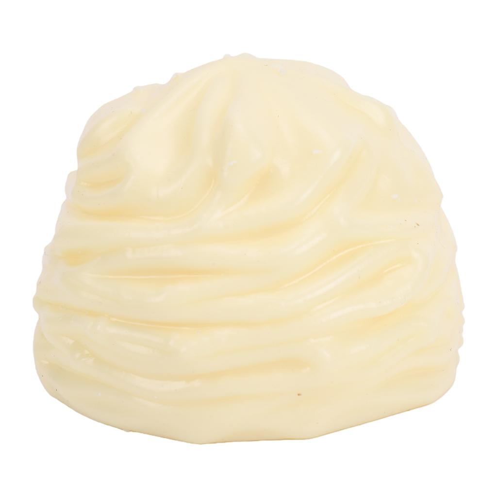 Cream Roll Fidget Toy Stress Relief Slow Rebound Portable Cream Roll Squeeze Toy Yellow