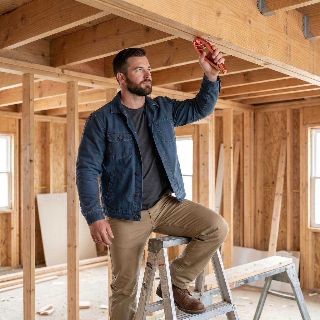Outil Porte-Clou Portable pour un Positionnement Précis et la Sécurité avec Poignée Ergonomique et Construction Durable pour la Menuiserie et les Projets de Bricolage