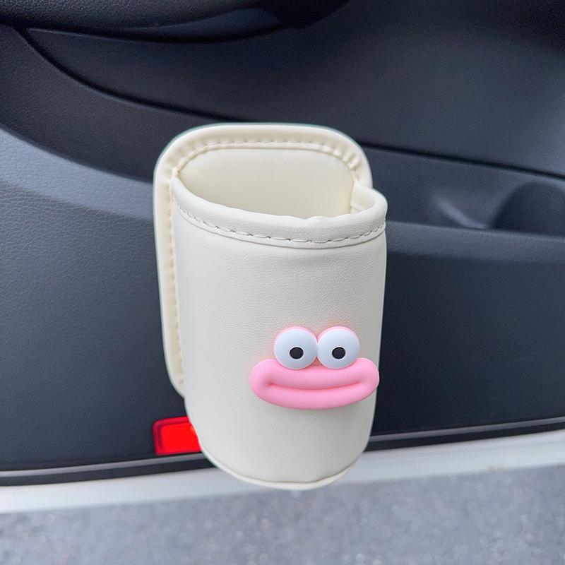 Car Seat & Door Cup Holder: Fixed Backrest Storage & Side-Mounted Drink Holder