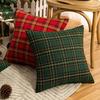 Scottish Plaid Pattern Pillowcase, Cushion Cover, Classic Cottage Outdoor Square Cushion Cover Suitable For Home Decoration In Living Room Sofas