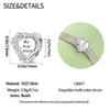 Trendy Copper Metal Sisters Love Flower Charm Bead Component Compatible With Do It Yourself Bracelet High Quality Fine Jewelry Lady Friendship
