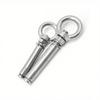 Silver Ring Eye Screws With Ring Expansion Screws  Lifting Fastener