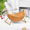 Fruit Tea Tray: Multi-layer Basket, Snack Plate, Brazier for Boiling Tea, Dried Fruit Display, Imitation Rattan Weave, Perfect for Afternoon Tea.