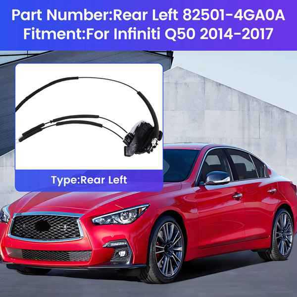 825014GA0A Rear Left Door Lock Actuator for 14-17 Infiniti None